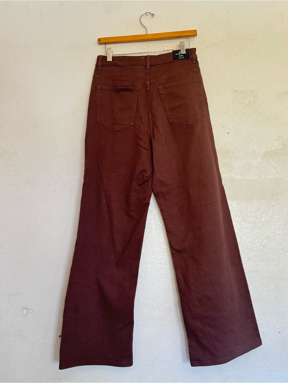 H&M Chocolate Brown Wide Leg Pants - Picture 3 of 8